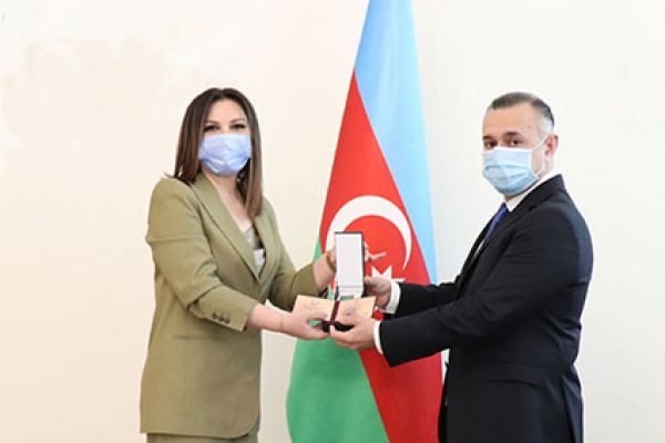 Медицинским работникам, награждённым согласно соответствующим указам Президента Ильхама Алиева, вручены награды - 3